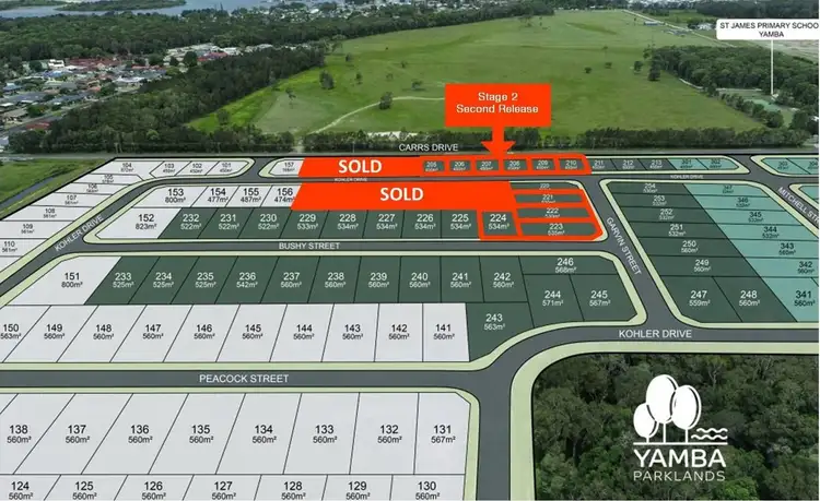 Main view of Homely land listing, 22 Carrs Drive, Yamba NSW 2464