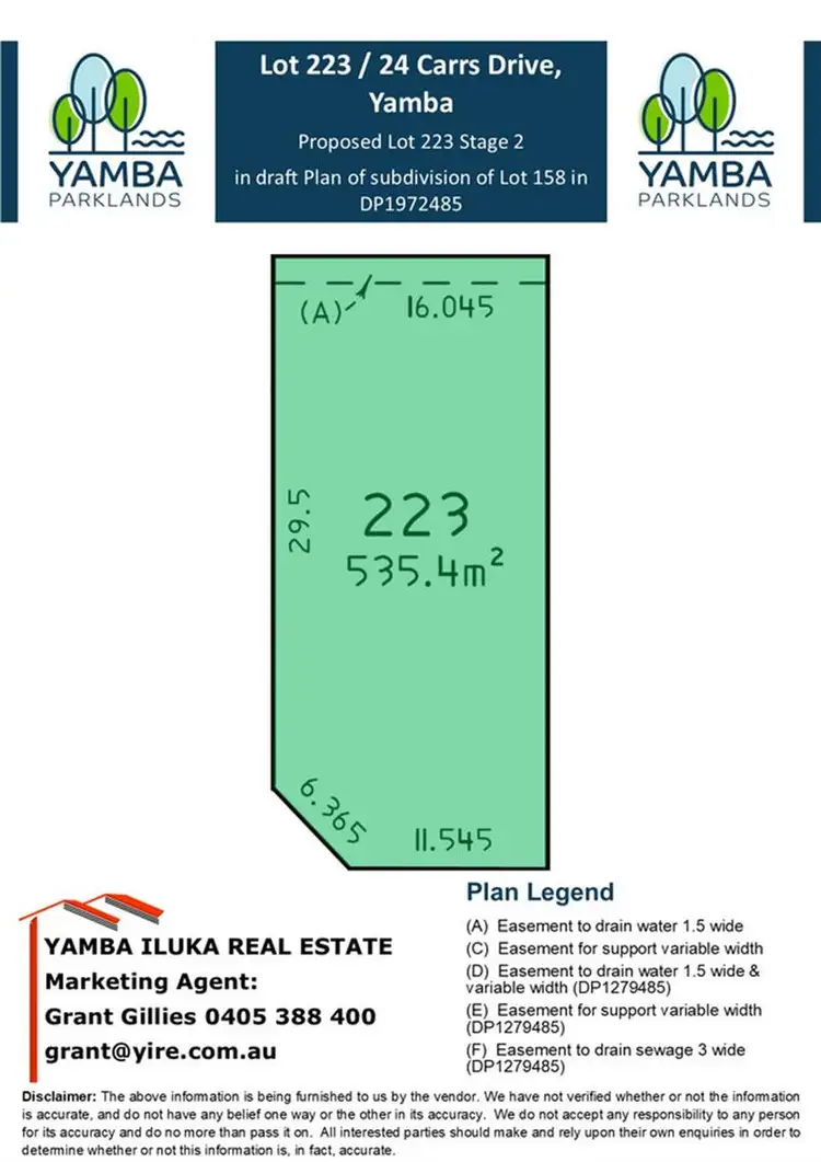 Second view of Homely land listing, 22 Carrs Drive, Yamba NSW 2464