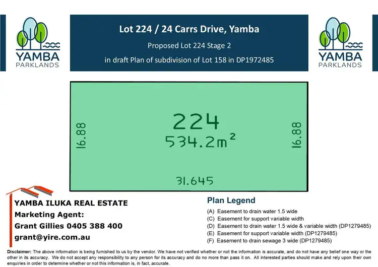 Second view of Homely land listing, 22 Carrs Drive, Yamba NSW 2464
