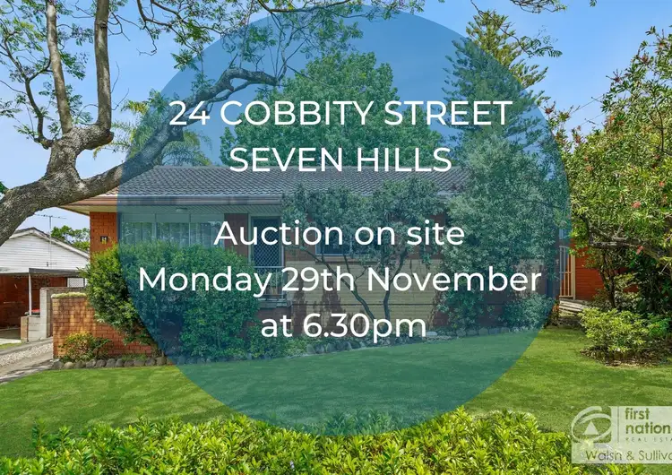 Main view of Homely house listing, 24 Cobbity Street, Seven Hills NSW 2147