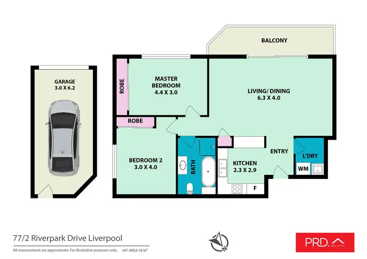 Second view of Homely apartment listing, 77/2 Riverpark Drive, Liverpool NSW 2170