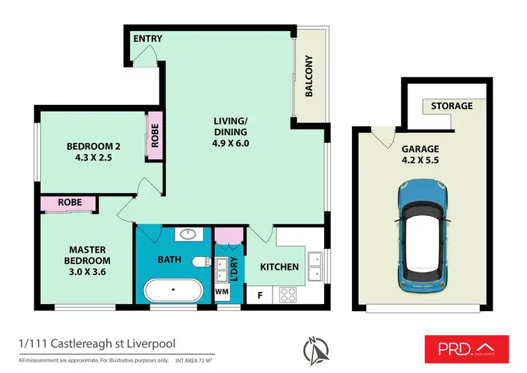 Third view of Homely apartment listing, 1/111 Castlereagh Street, Liverpool NSW 2170
