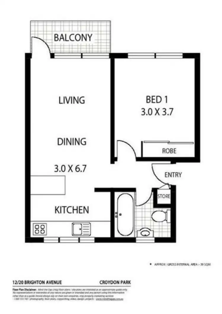 Fifth view of Homely apartment listing, 2/20 Brighton  Ave, Croydon Park NSW 2133