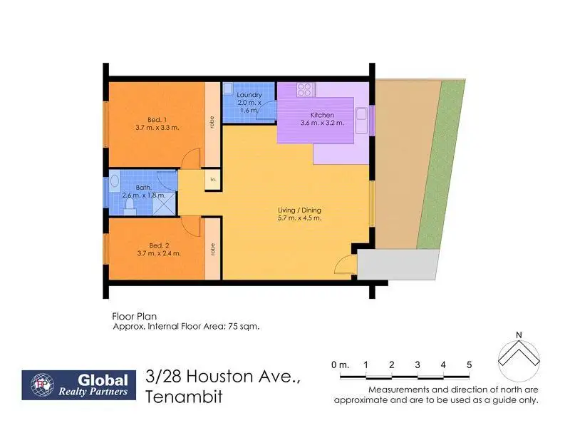 Main view of Homely unit listing, 3/28 Houston Ave, Tenambit NSW 2323