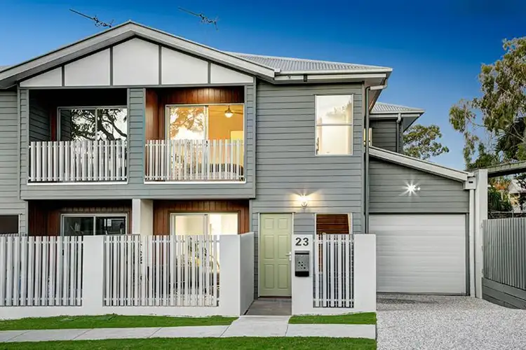Main view of Homely semi-detached listing, 23 Gustavson St, Annerley QLD 4103