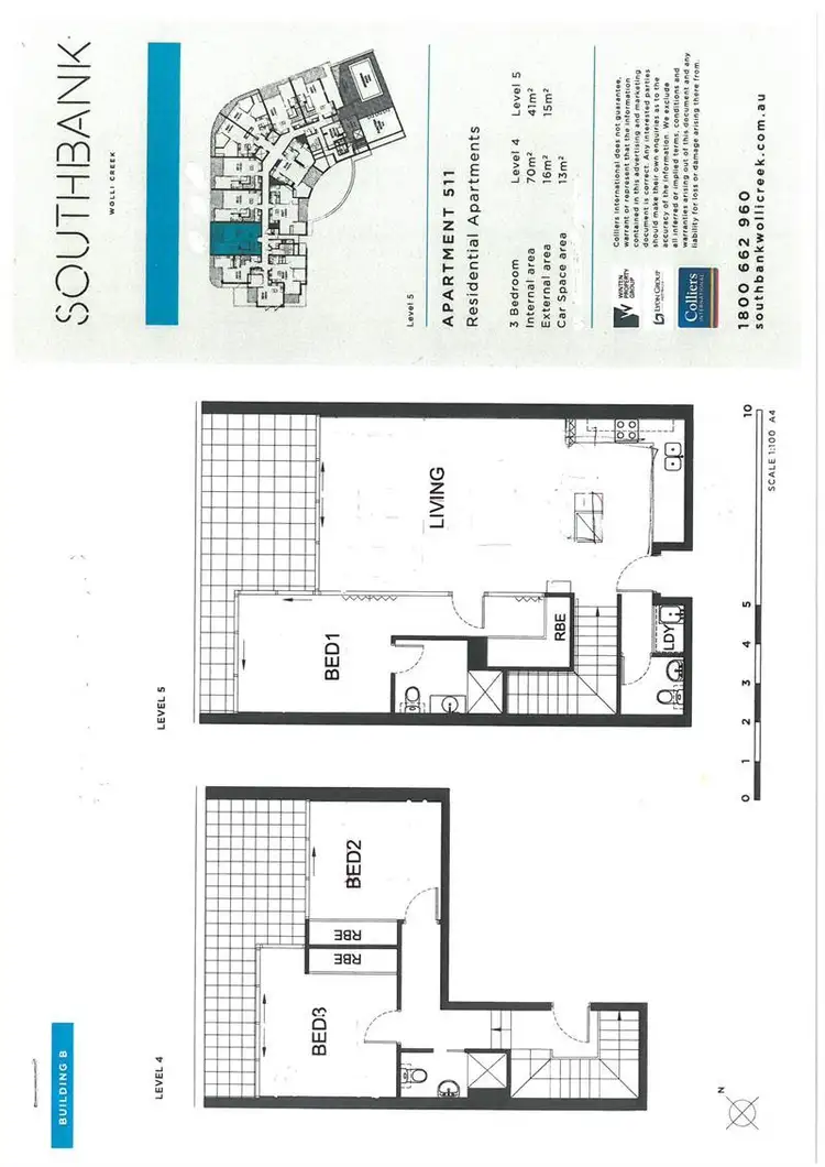Fourth view of Homely apartment listing, B511/20 Levey St, Wolli Creek NSW 2205