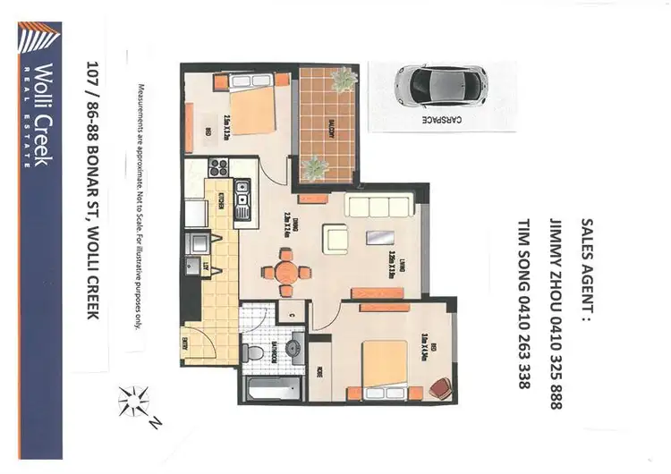 Fifth view of Homely apartment listing, 107/88 Bonar St, Wolli Creek NSW 2205