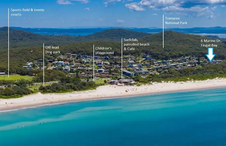 Third view of Homely house listing, 6 Marine Dr, Fingal Bay NSW 2315