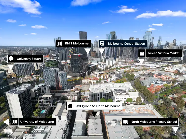 Main view of Homely apartment listing, 3/8 Tyrone Street, North Melbourne VIC 3051