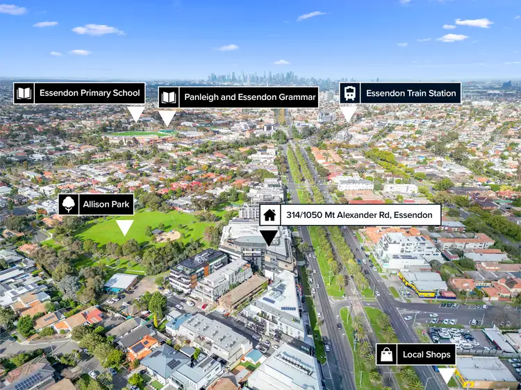 Second view of Homely apartment listing, 314/1050 Mount Alexander Road, Essendon VIC 3040