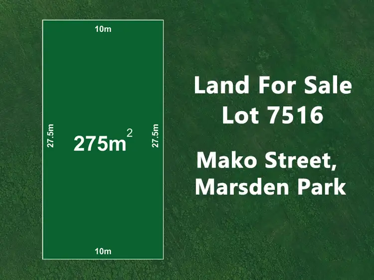 Main view of Homely land listing, LOT 7516, 8 Mako St, Marsden Park NSW 2765