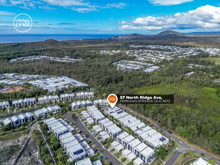 Main view of Homely semi-detached listing, 57 North Ridge Avenue, Peregian Springs QLD 4573