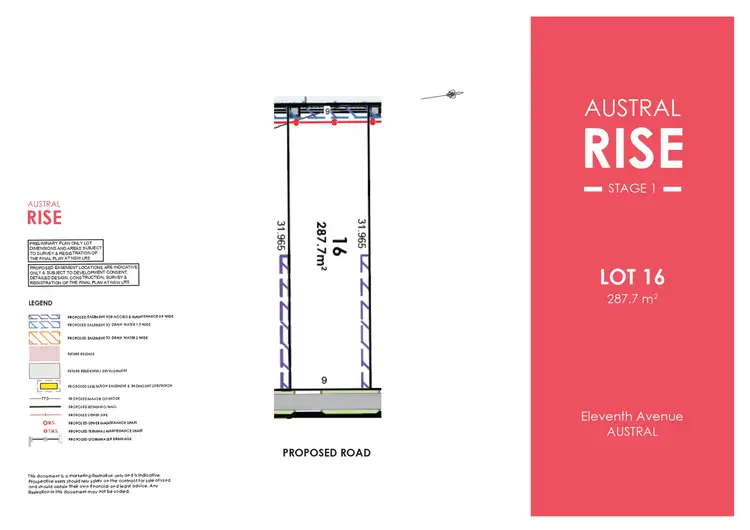 Main view of Homely land listing, LOT 16, 40 Eleventh Avenue, Austral NSW 2179