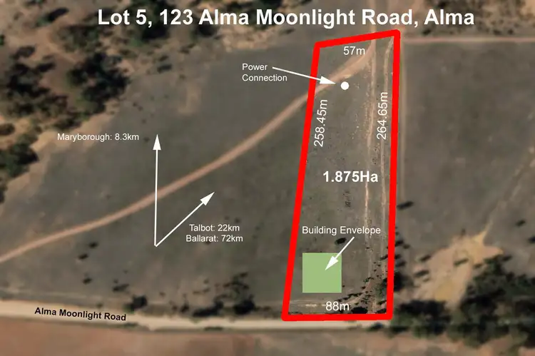 LOT 5, 123 Alma Moonlight Rd Alma Via, Maryborough VIC 3465