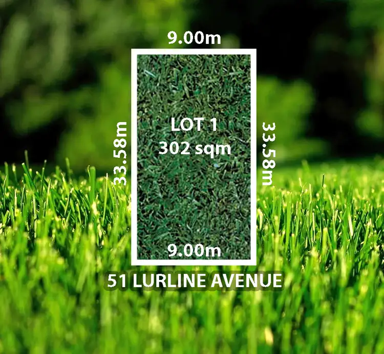 Main view of Homely land listing, LOT 1, 51 LURLINE AVENUE, Gilles Plains SA 5086