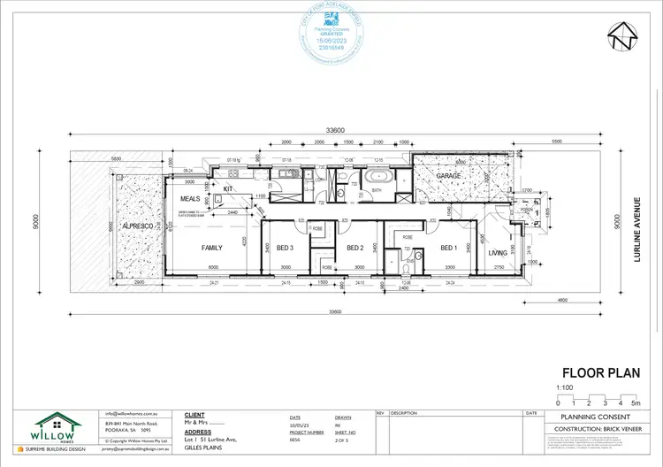 Third view of Homely land listing, LOT 1, 51 LURLINE AVENUE, Gilles Plains SA 5086