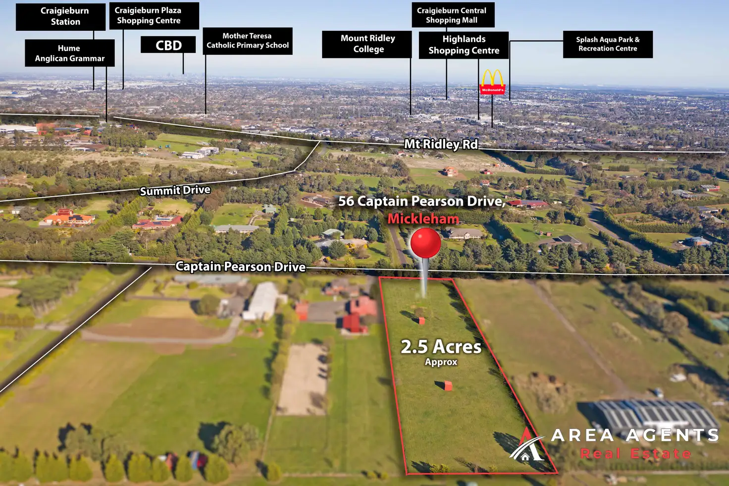 Main view of Homely land listing, 56 Captain Pearson Drive, Mickleham VIC 3064