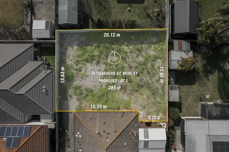 Main view of Homely land listing, LOT 2, 36A Chaffers Street, MORLEY, Morley WA 6062