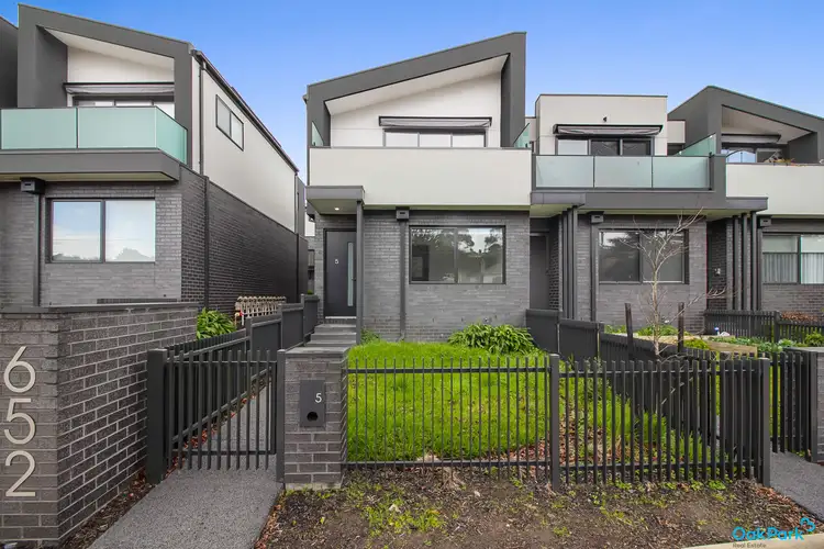 Main view of Homely townhouse listing, 5/652 Pascoe Vale Road, Oak Park VIC 3046