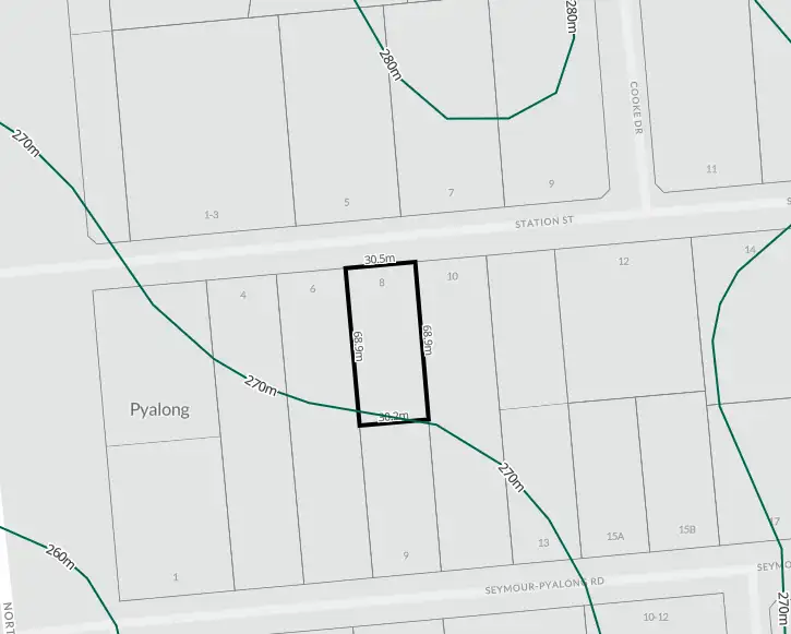 Third view of Homely land listing, 8 Station Street, Pyalong VIC 3521
