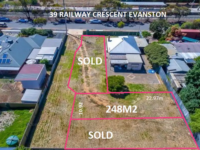 Main view of Homely land listing, 39B Railway Crescent, Evanston SA 5116