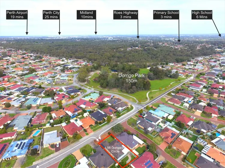 Third view of Homely house listing, 98 Dongara Circle, Jane Brook WA 6056
