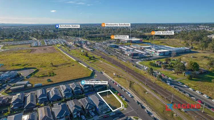 Third view of Homely land listing, 23 Gillingham Street, Schofields NSW 2762