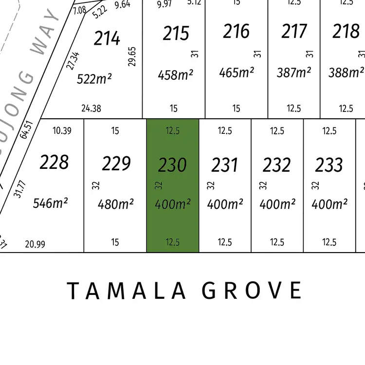 Main view of Homely land listing, LOT 230 Tamala Grove, Helena Valley WA 6056