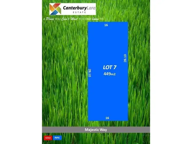 Lot 7 Canterbury Lara Estate, Lara VIC 3212