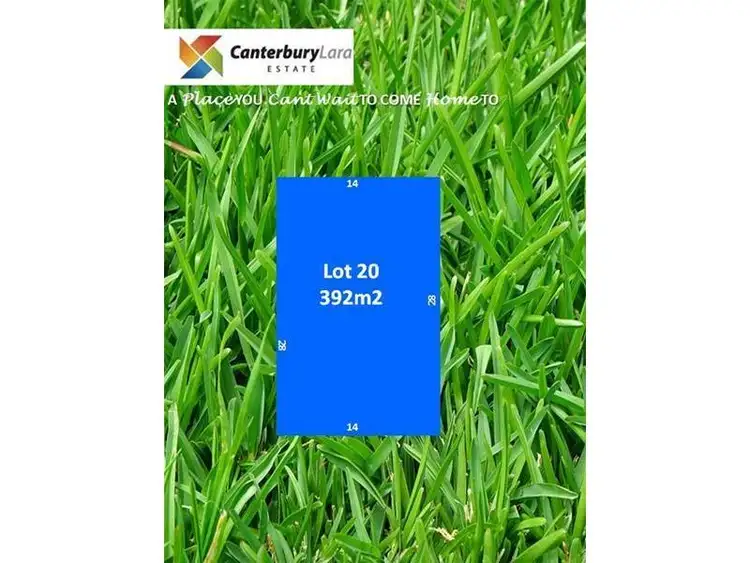 Main view of Homely land listing, Lot 20 Canterbury Lara Estate, Lara VIC 3212
