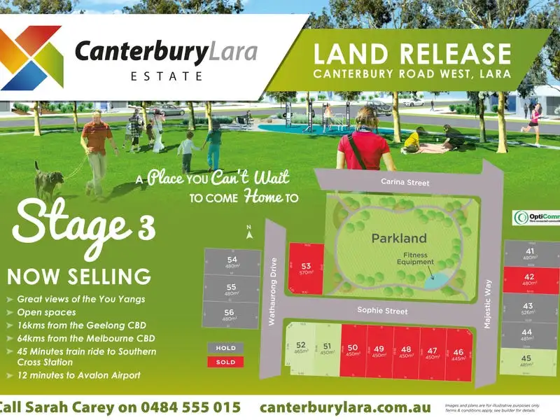 Main view of Homely land listing, 50 Canterbury Road West   Stage 3, Lara VIC 3212