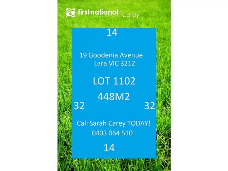 LOT 1102, 19 Goodenia Avenue, Lara VIC 3212