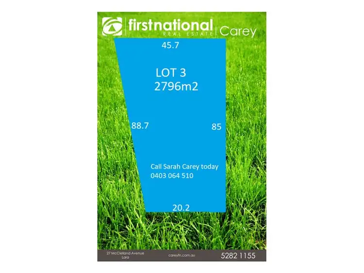LOT 3, 25-40 Forest Road North, Lara VIC 3212
