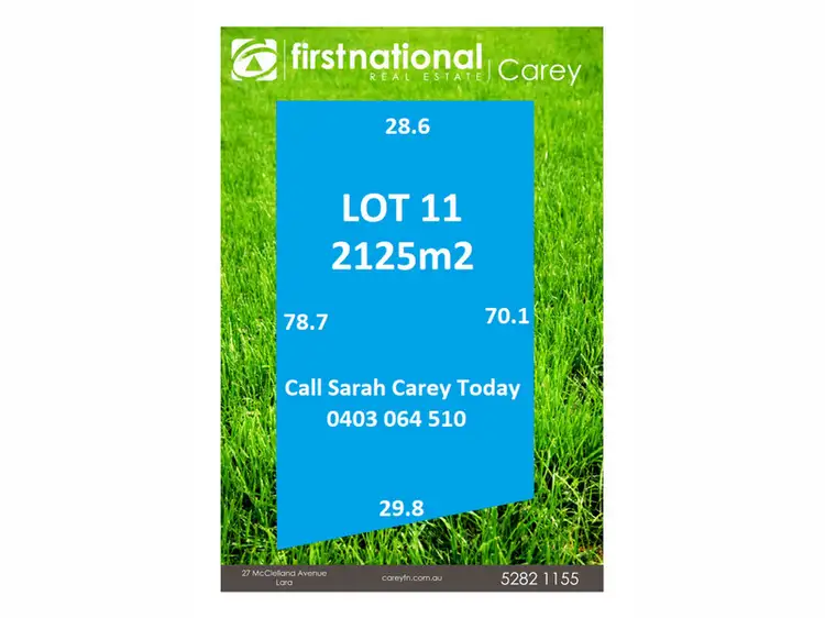 LOT 11, 25-45 Nostalgia Court, Lara VIC 3212