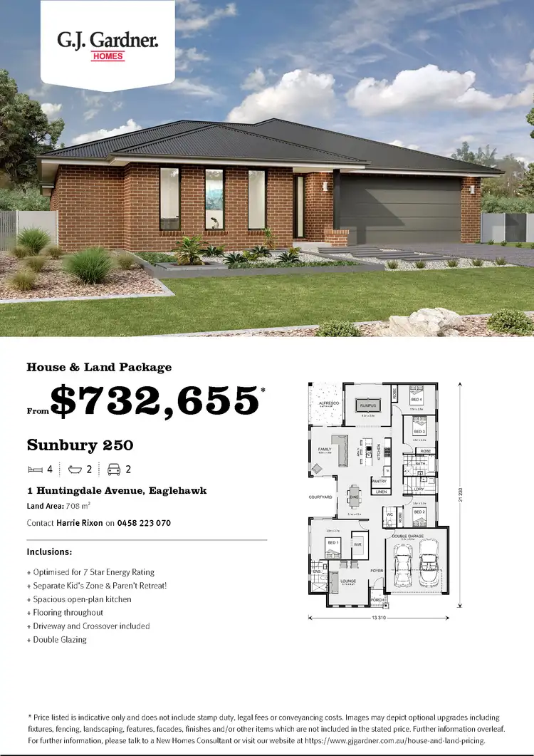 Second view of Homely land listing, 1 Huntingdale Avenue, Eaglehawk VIC 3556