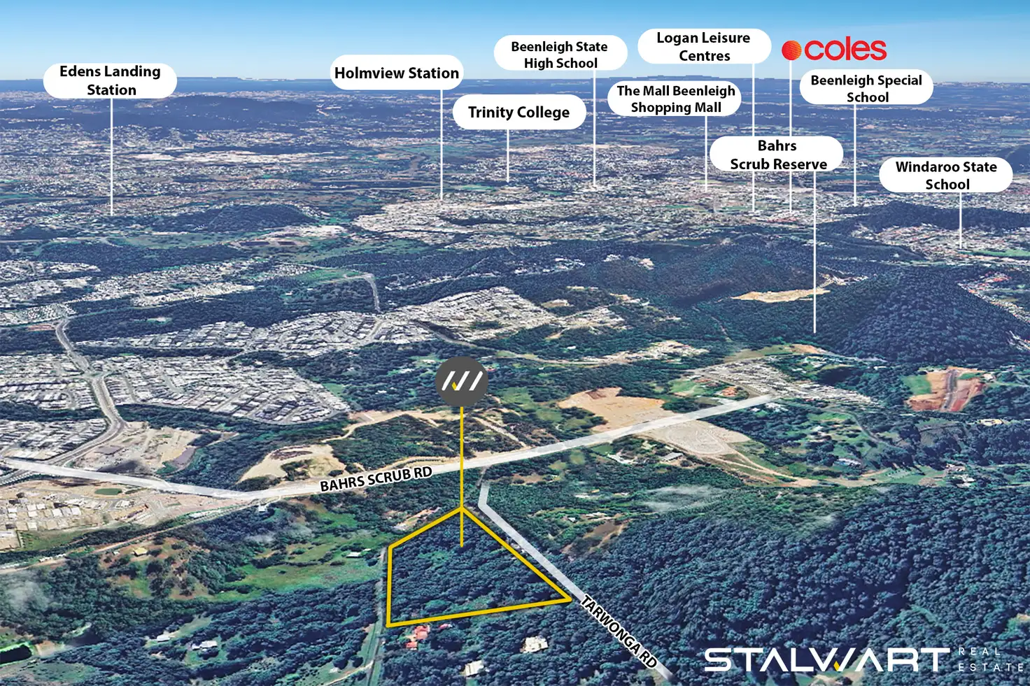 Main view of Homely land listing, 40 Tarwonga Road, Bahrs Scrub QLD 4207