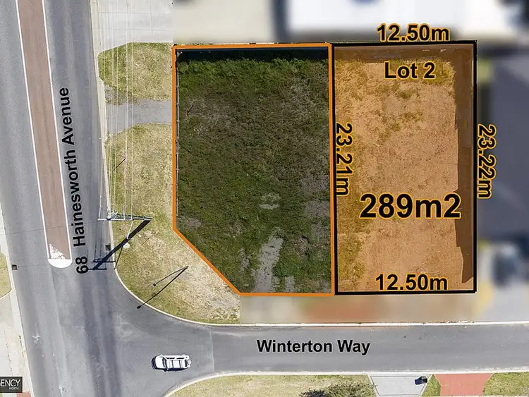 Main view of Homely land listing, LOT Proposed, Lot 2, 68 Hainsworth Avenue, Girrawheen WA 6064