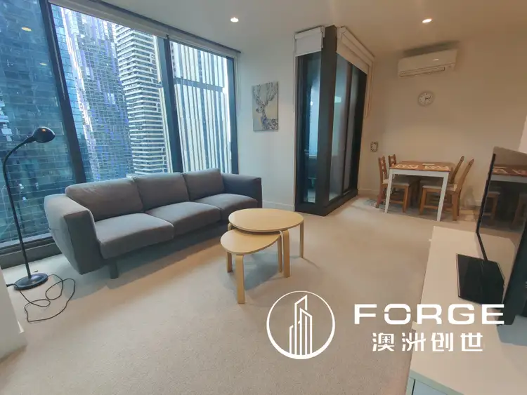 Second view of Homely apartment listing, 2201/285 La Trobe Street, Melbourne VIC 3000