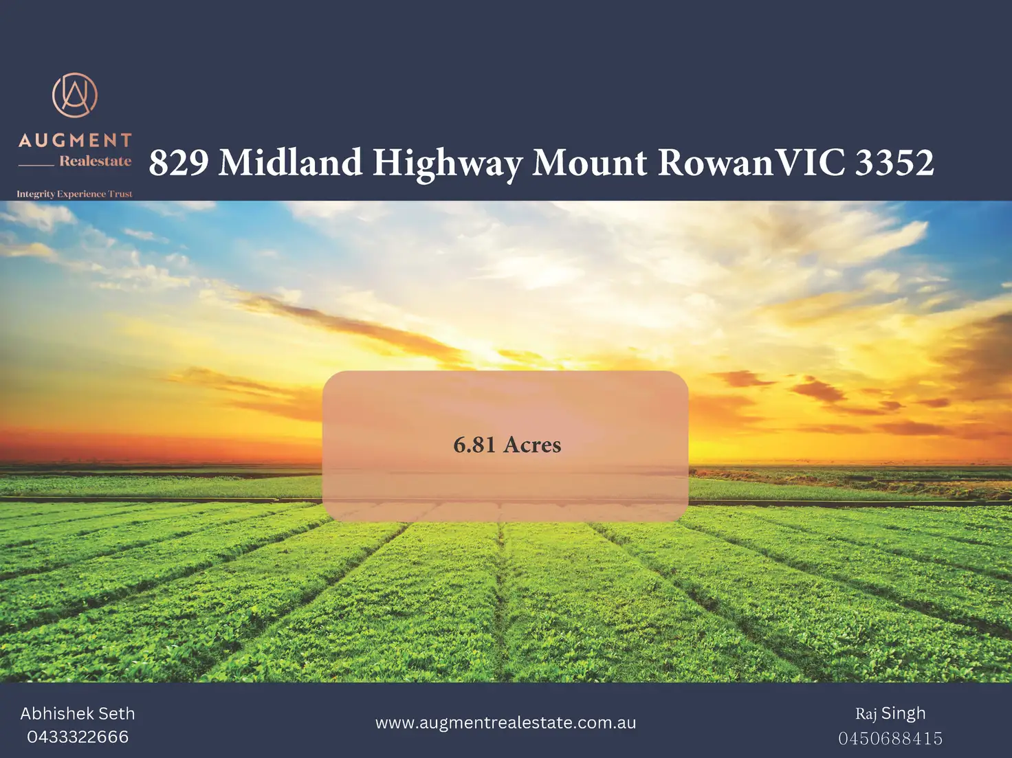 Main view of Homely land listing, 829 Midland Highway, Mount Rowan VIC 3352