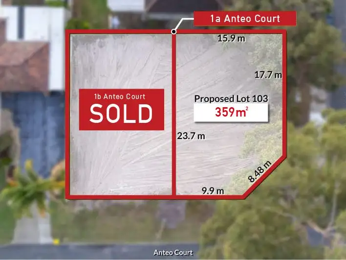 Main view of Homely land listing, LOT 1, 1A Anteo Court, Parkwood WA 6147