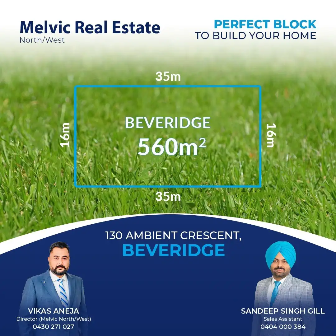 Main view of Homely land listing, 130 Ambient Crescent, Beveridge VIC 3753