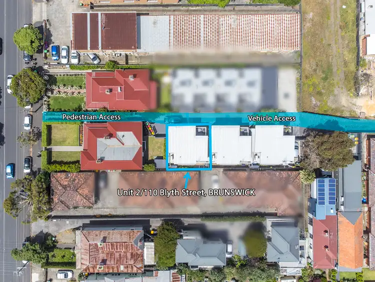 Third view of Homely townhouse listing, 2/110 Blyth Street, Brunswick VIC 3056