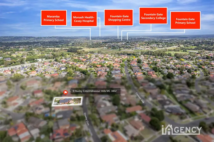 Fifth view of Homely house listing, 9 Huxley Crescent, Endeavour Hills VIC 3802