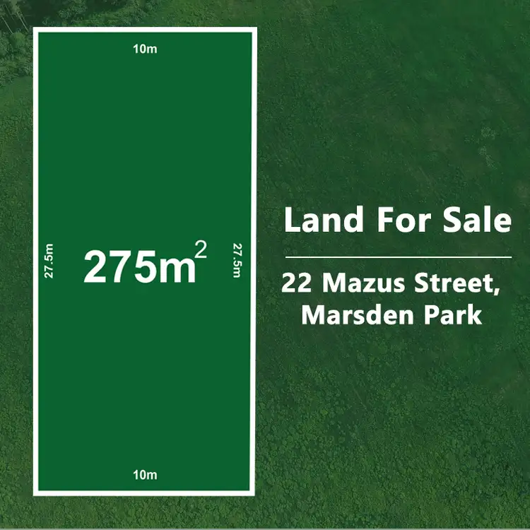 Main view of Homely land listing, 22 Mazus St, Marsden Park NSW 2765