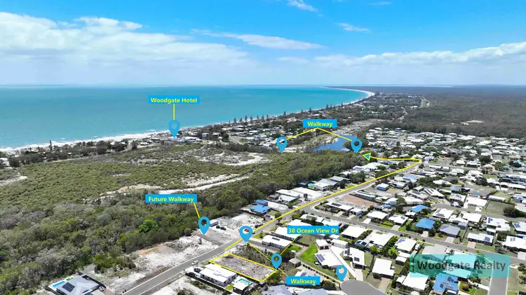 Main view of Homely land listing, 38 OCEAN VIEW DRIVE, Woodgate QLD 4660