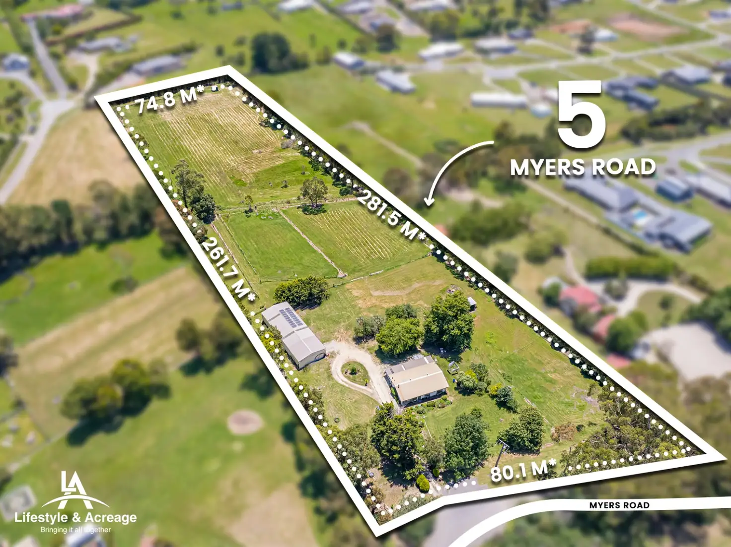 Main view of Homely rural property listing, 5 Myers Road, Drouin VIC 3818