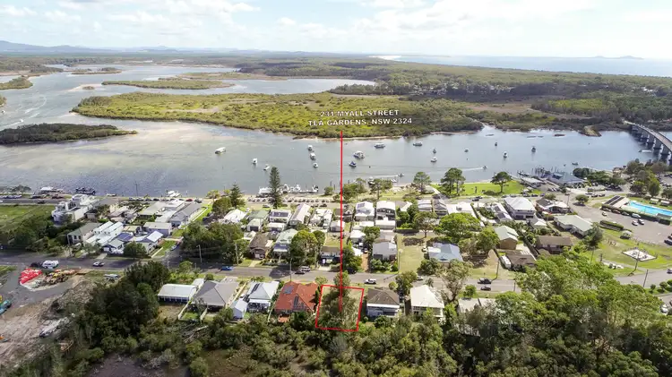 Main view of Homely land listing, 231 MYALL STREET, Tea Gardens NSW 2324