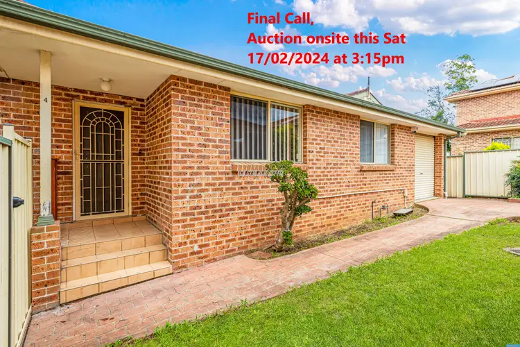 Main view of Homely villa listing, 4/69 Station Street, Fairfield Heights NSW 2165