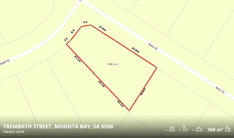 Second view of Homely land listing, 16 Trembath Street, Moonta Bay SA 5558