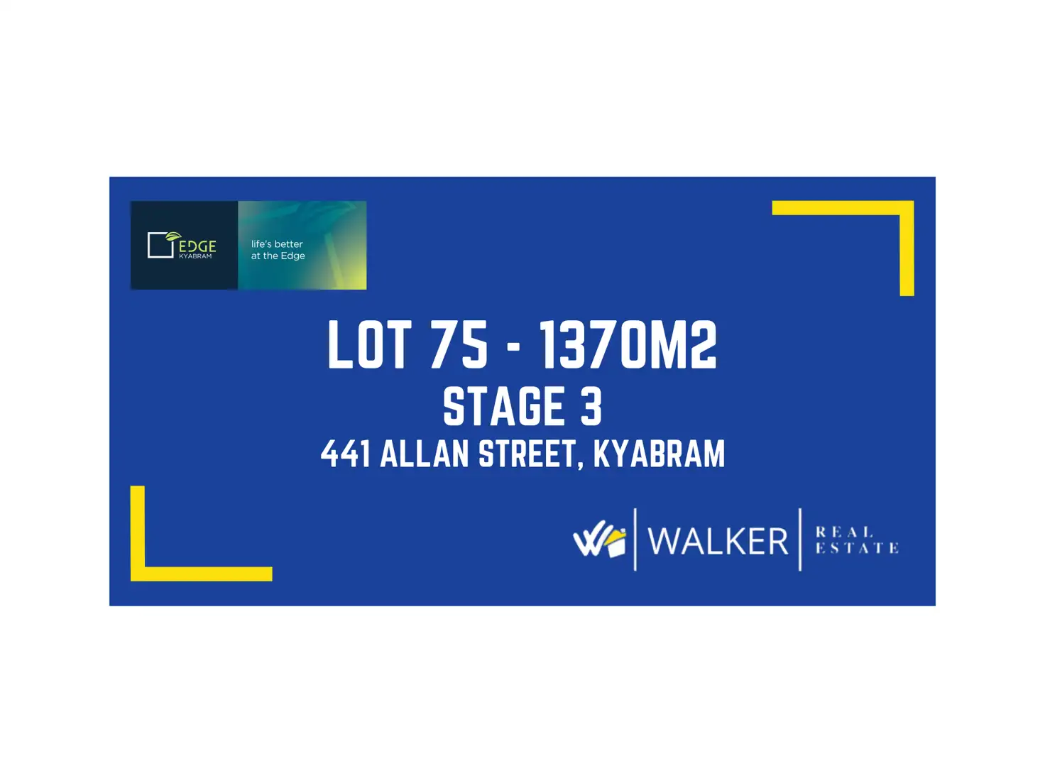 Main view of Homely land listing, LOT 75, 441 Allan Street, Kyabram VIC 3620